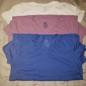 New 3 Fruit of the Loom t-shirts women's 2xl
